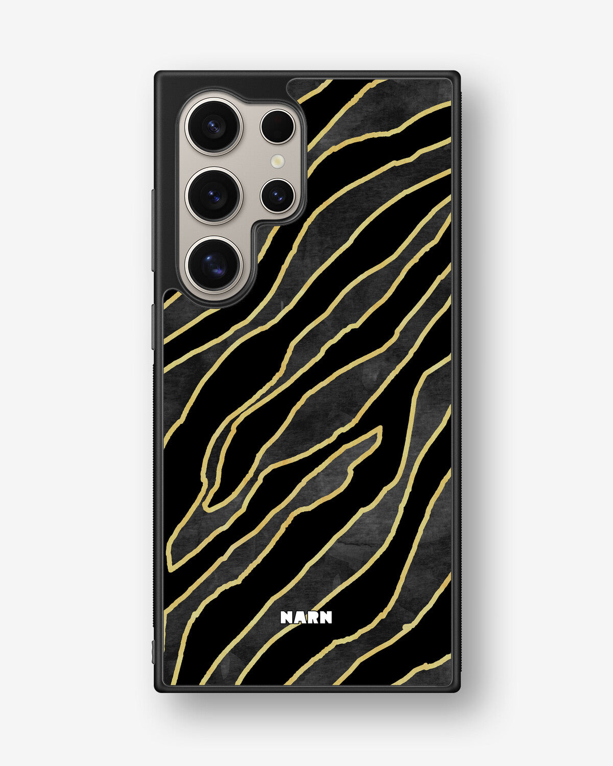 Samsung Galaxy S24 Ultra Hard Case – Golden Zebra - View 1