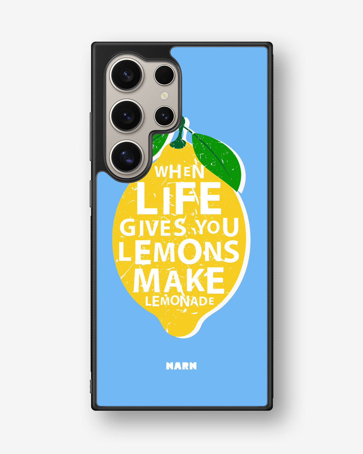 Samsung Galaxy S24 Ultra Hard Case – Lemon Quote - View 1