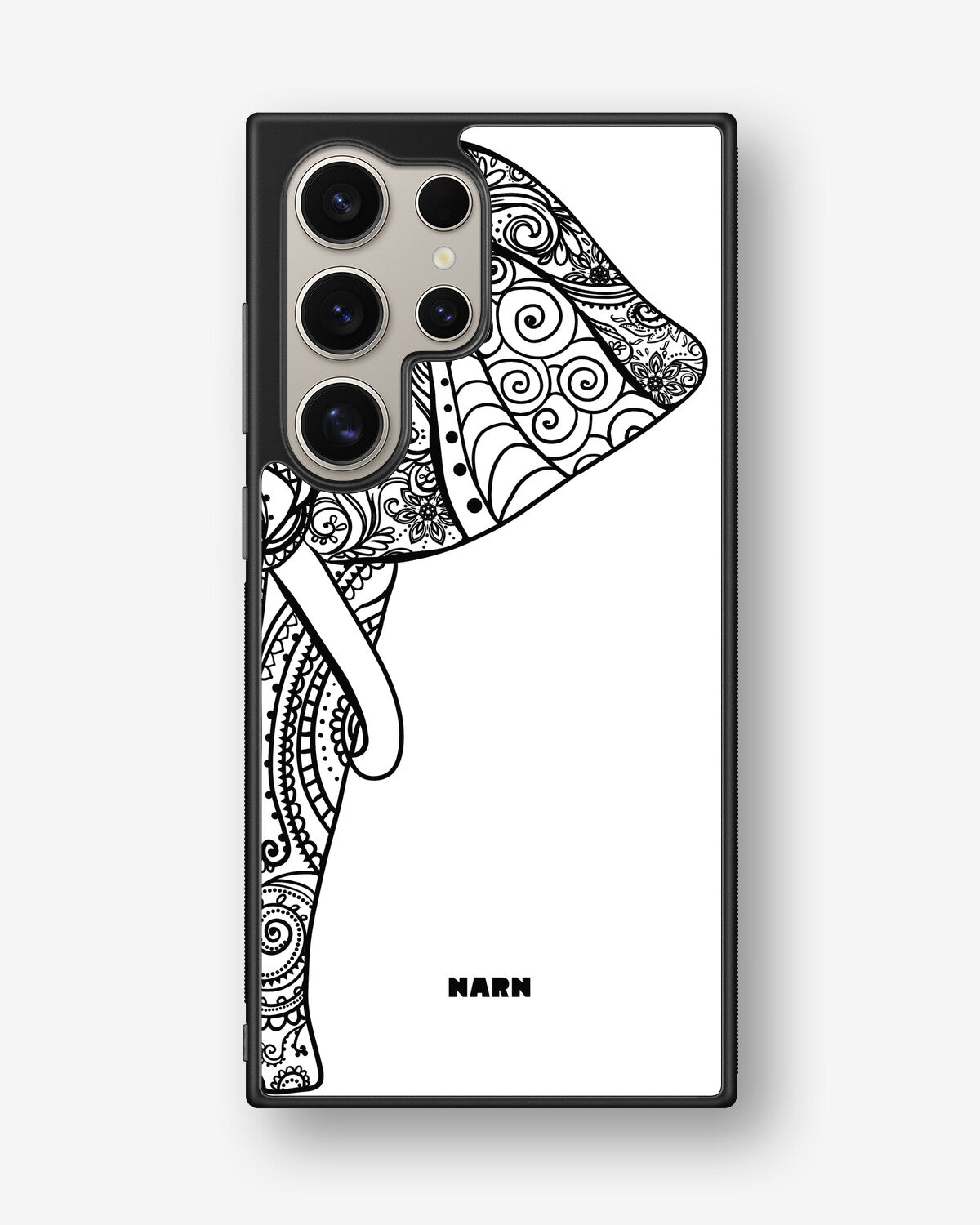 Samsung Galaxy S24 Ultra Hard Case – Mandala Elephant - View 1