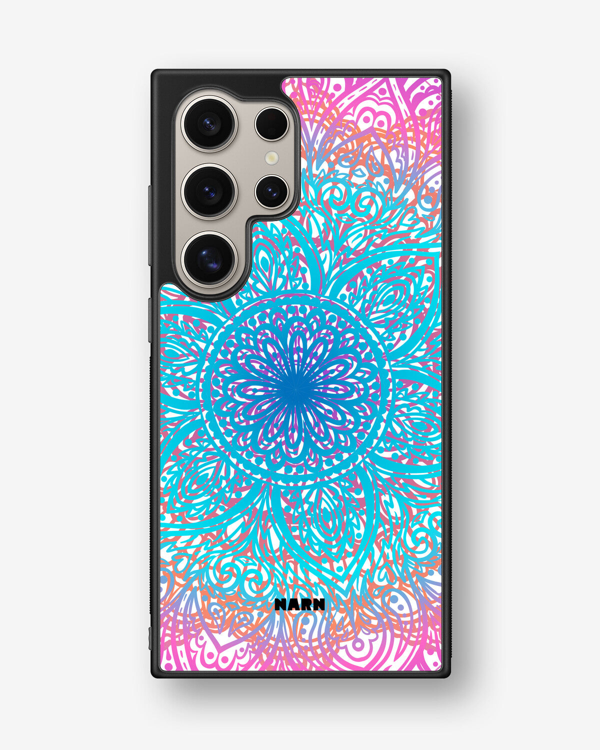 Samsung Galaxy S24 Ultra Hard Case – Pastel Mandala - View 1