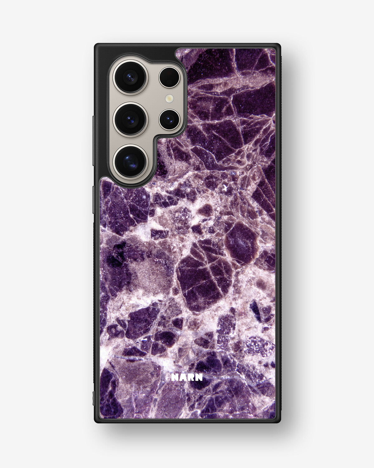 Samsung Galaxy S24 Ultra Hard Case – Purple Marble - View 1