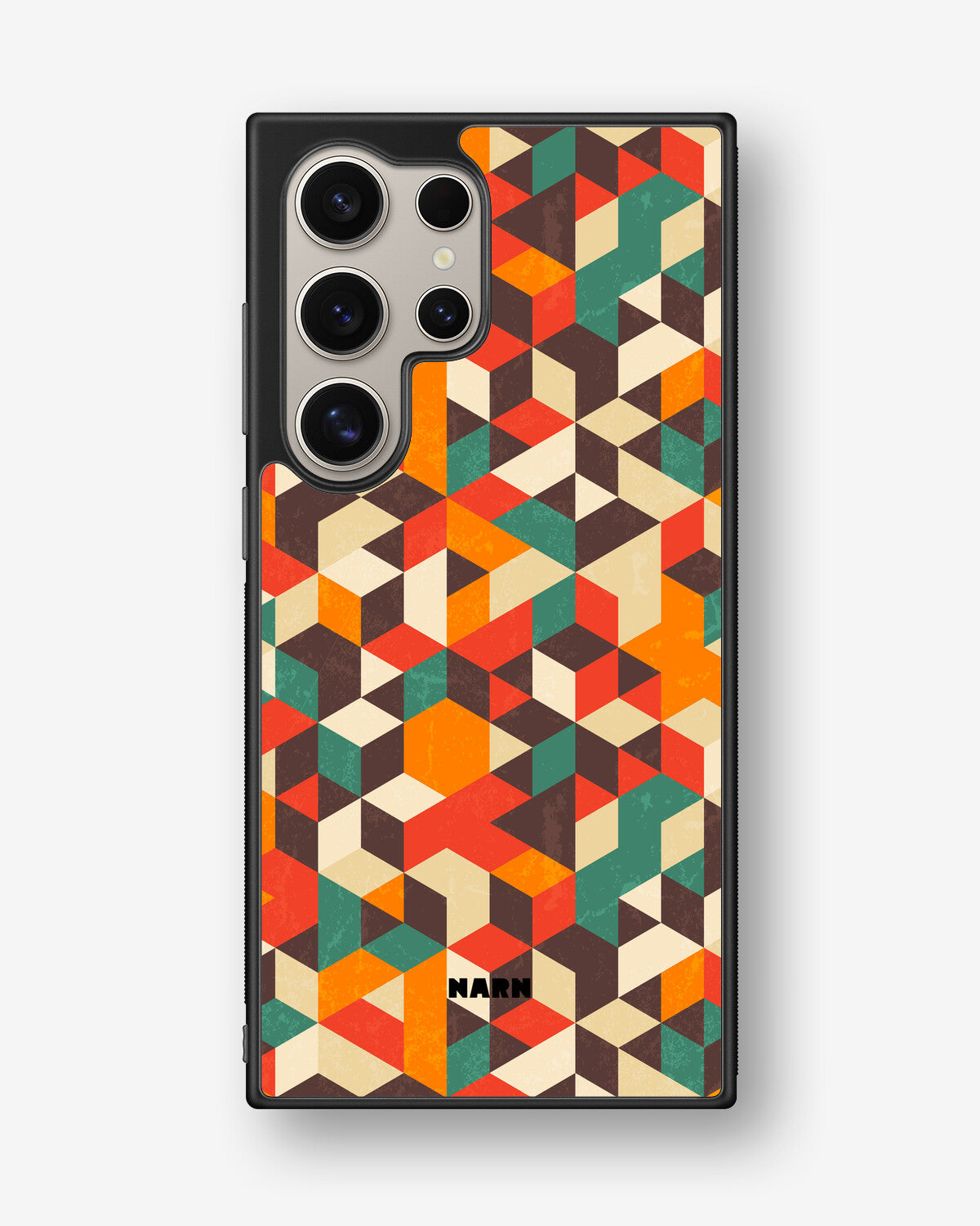 Samsung Galaxy S24 Ultra Hard Case – Retro Geometric - View 1