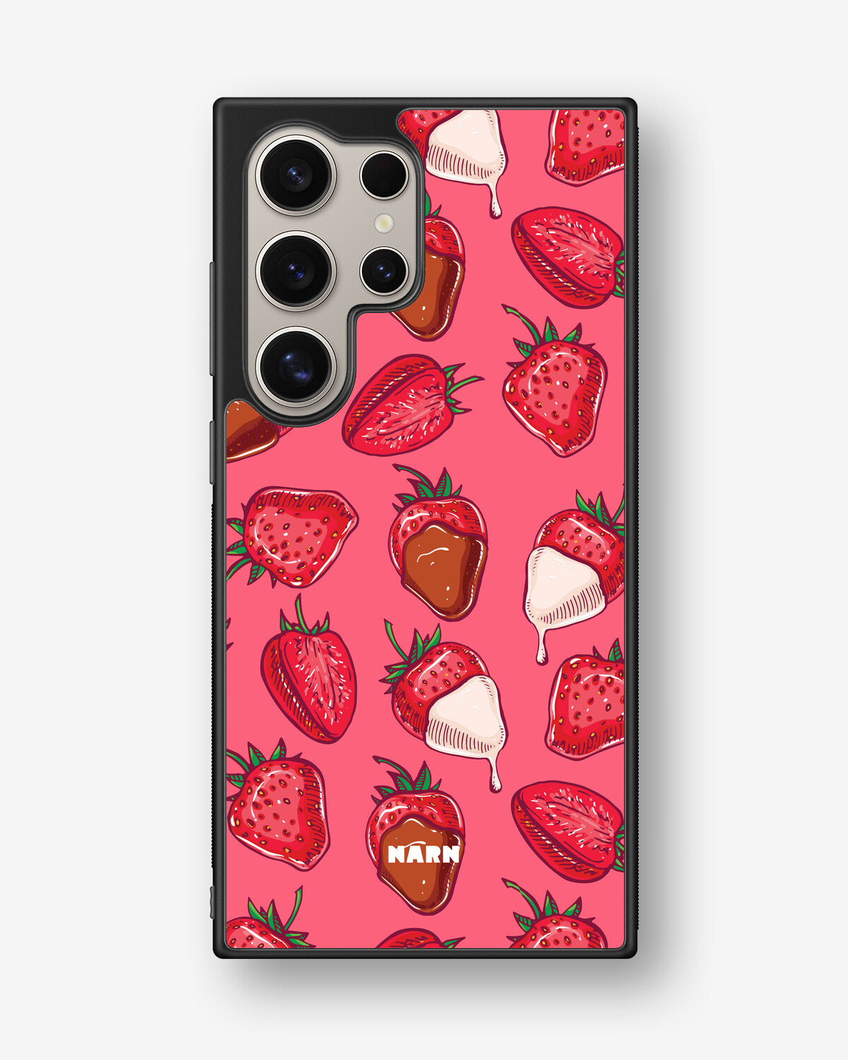 Samsung Galaxy S24 Ultra Hard Case – Strawberry Chocolate - View 1