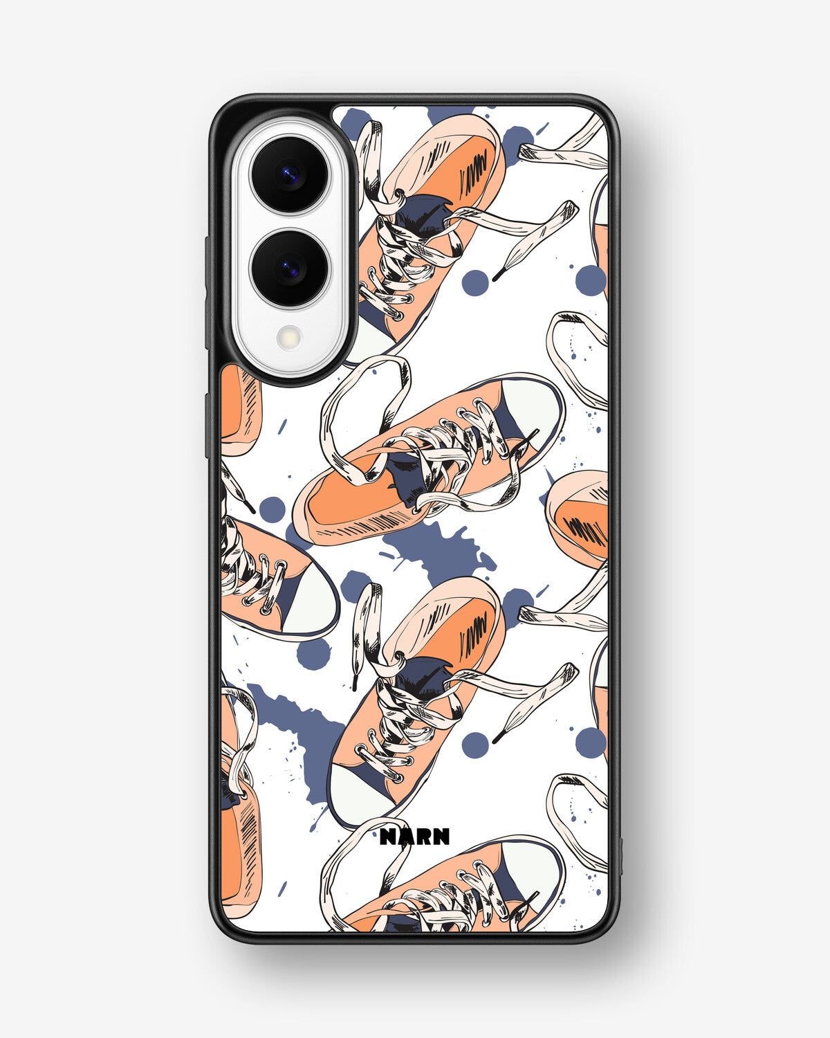 Samsung Galaxy S25 Edge Hard Case – Apricot Sneakers - View 1