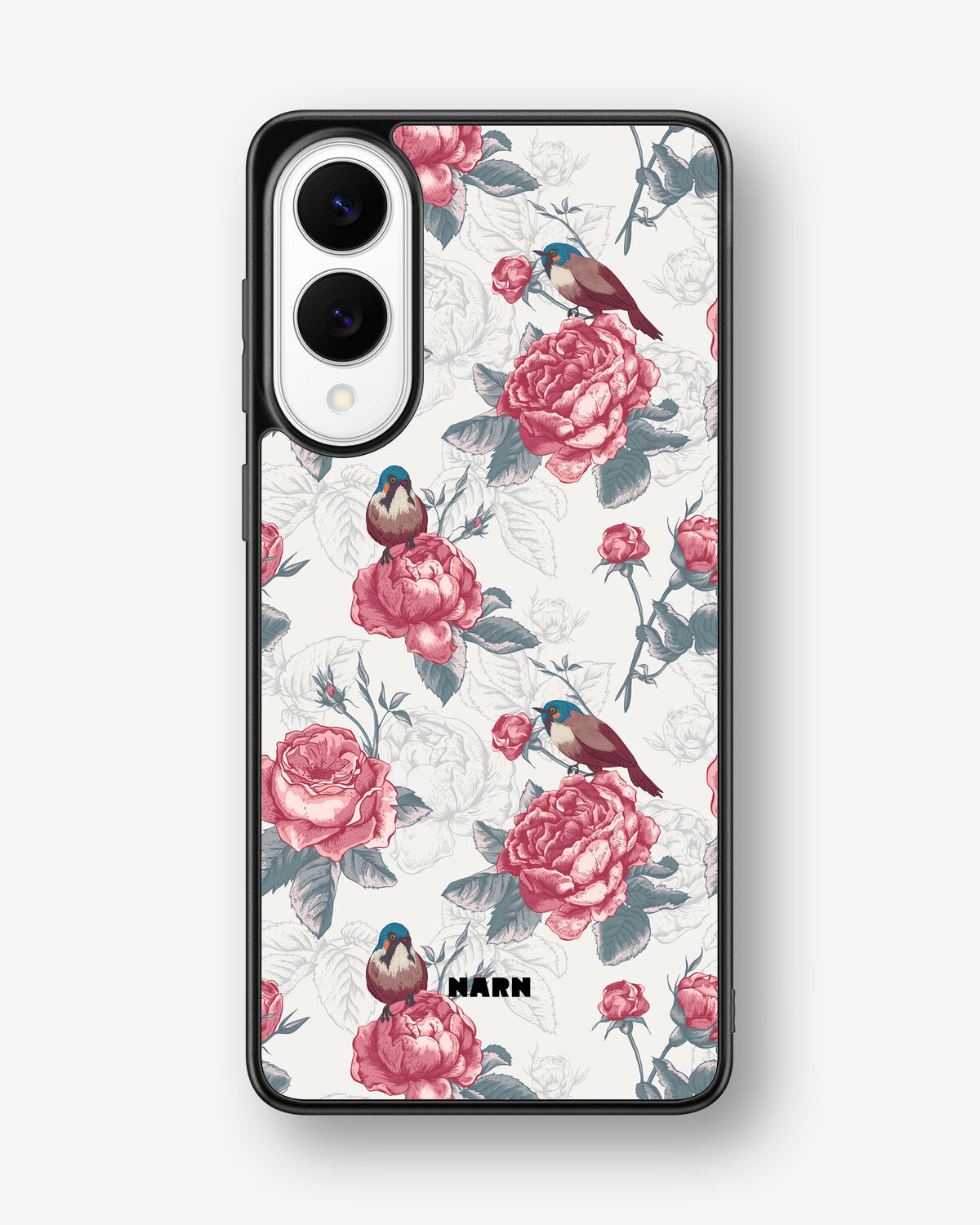 Samsung Galaxy S25 Edge Hard Case – Birds Among Roses - View 1