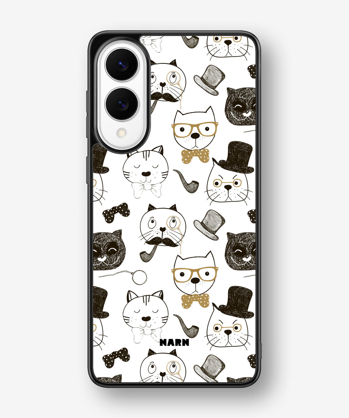 Samsung Galaxy S25 Edge Hard Case – Cartoon Cats - View 1