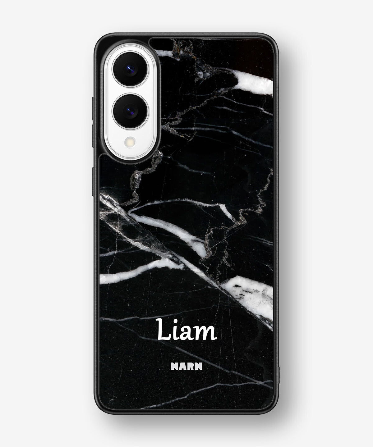 Samsung Galaxy S25 Edge Hard Case – Custom - Black Marble - View 1