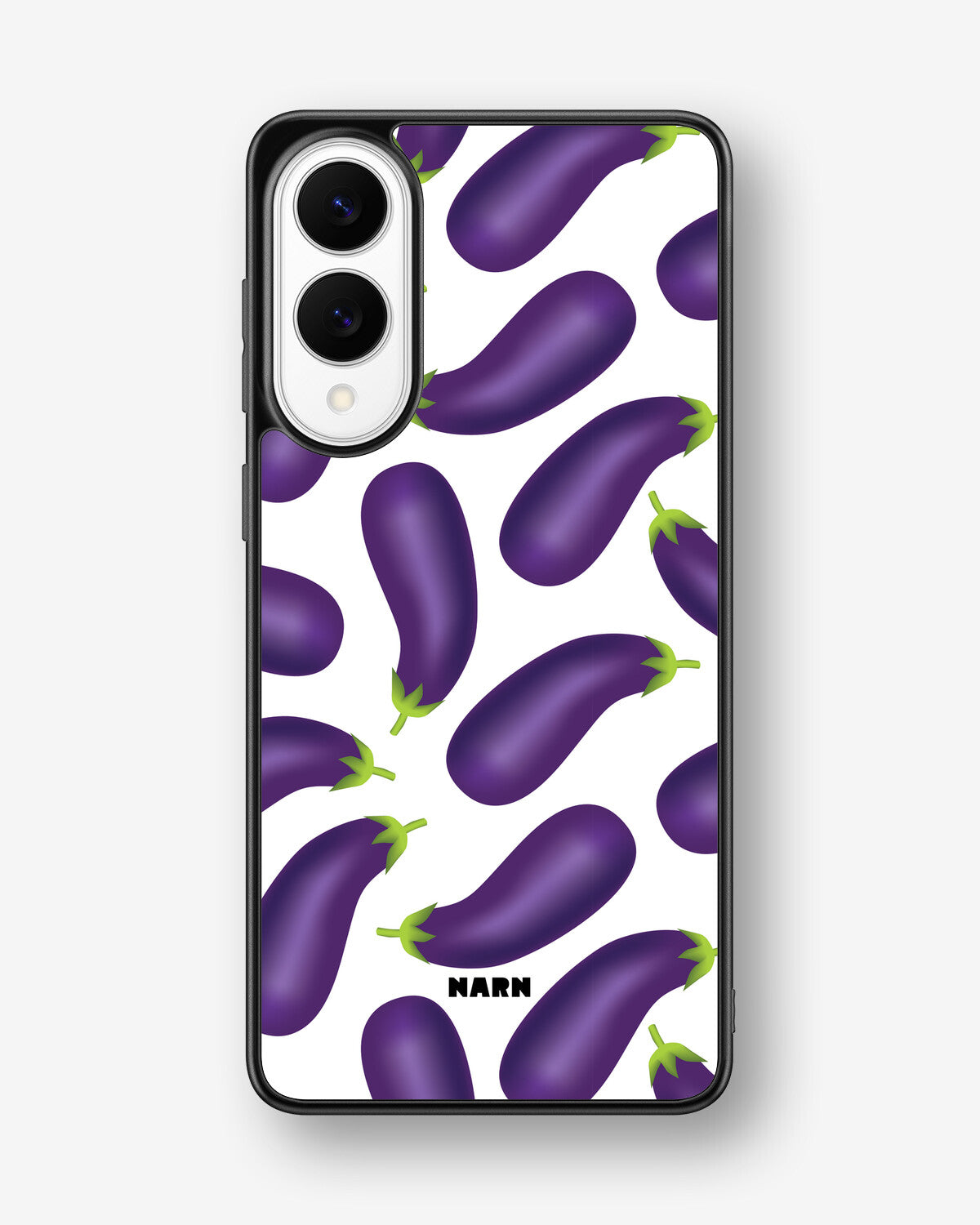 Samsung Galaxy S25 Edge Hard Case – Eggplant Pattern - View 1