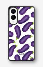 Samsung Galaxy S25 Edge Hard Case – Eggplant Pattern - View 1