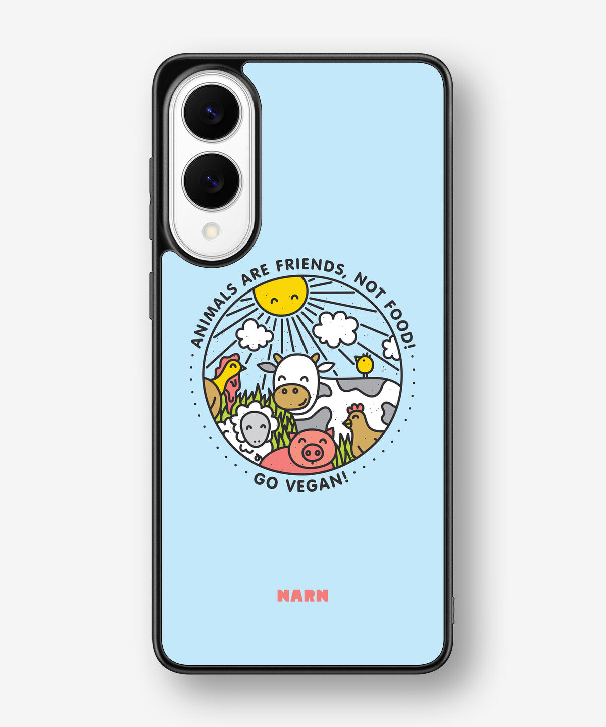 Samsung Galaxy S25 Edge Hard Case – Friends, Not Food - View 1