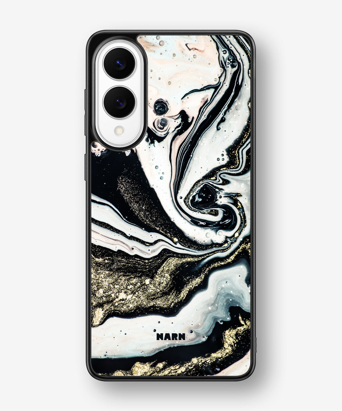 Samsung Galaxy S25 Edge Hard Case – Golden Swirl - View 1