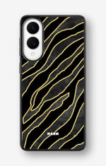 Samsung Galaxy S25 Edge Hard Case – Golden Zebra - View 1