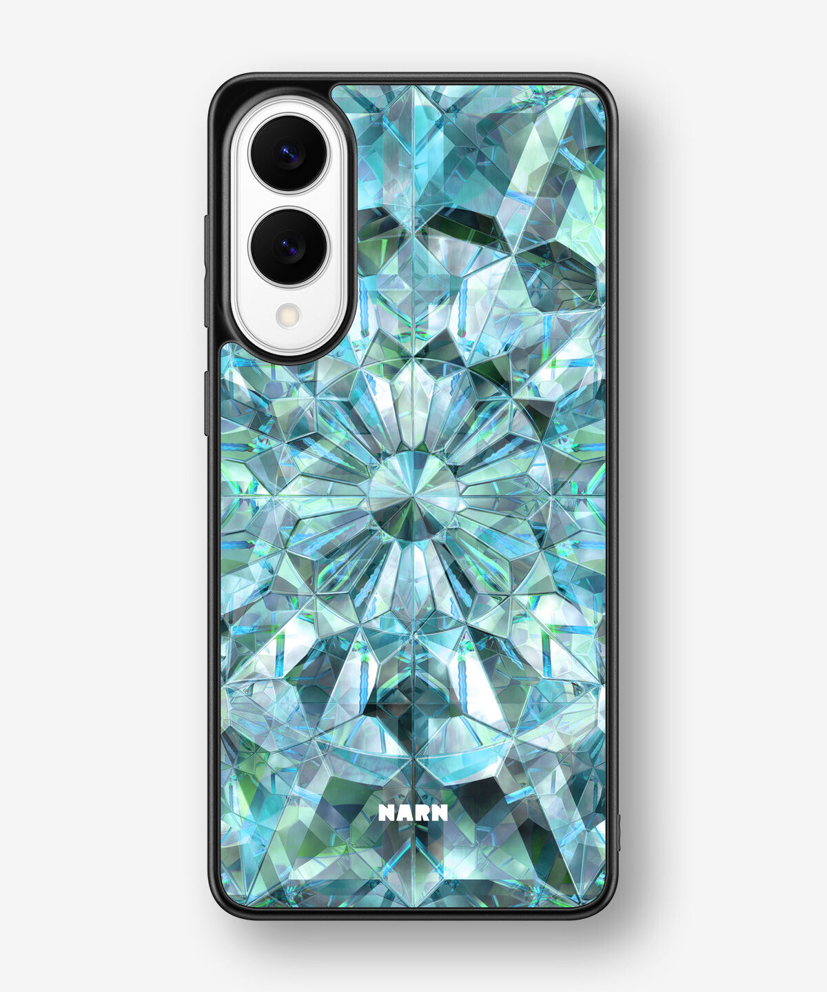 Samsung Galaxy S25 Edge Hard Case – Green Crystals - View 1