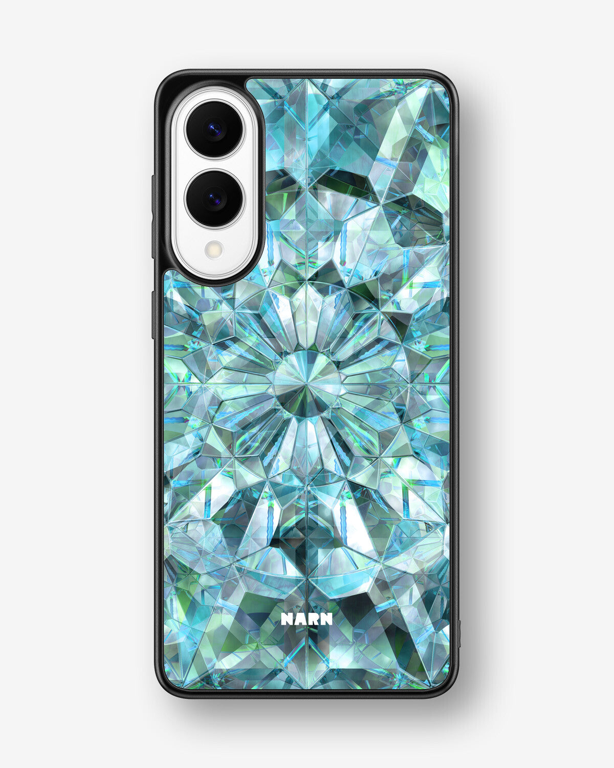 Samsung Galaxy S25 Edge Hard Case – Green Crystals - View 1