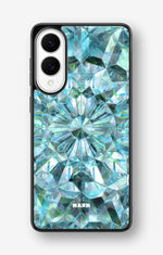 Samsung Galaxy S25 Edge Hard Case – Green Crystals - View 1