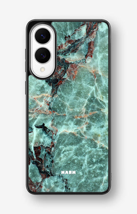 Samsung Galaxy S25 Edge Hard Case – Green Marble - View 1