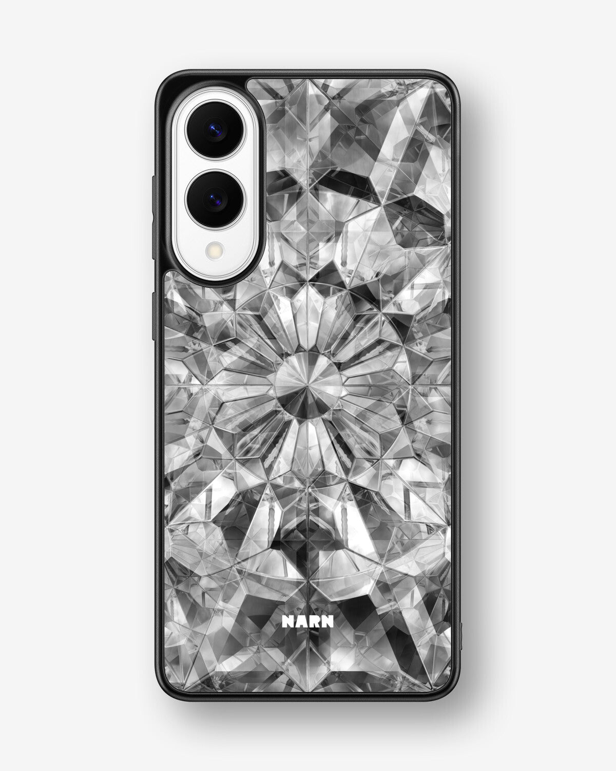 Samsung Galaxy S25 Edge Hard Case – Grey Crystals - View 1