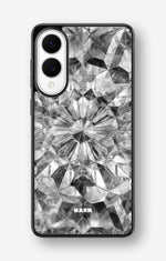 Samsung Galaxy S25 Edge Hard Case – Grey Crystals - View 1