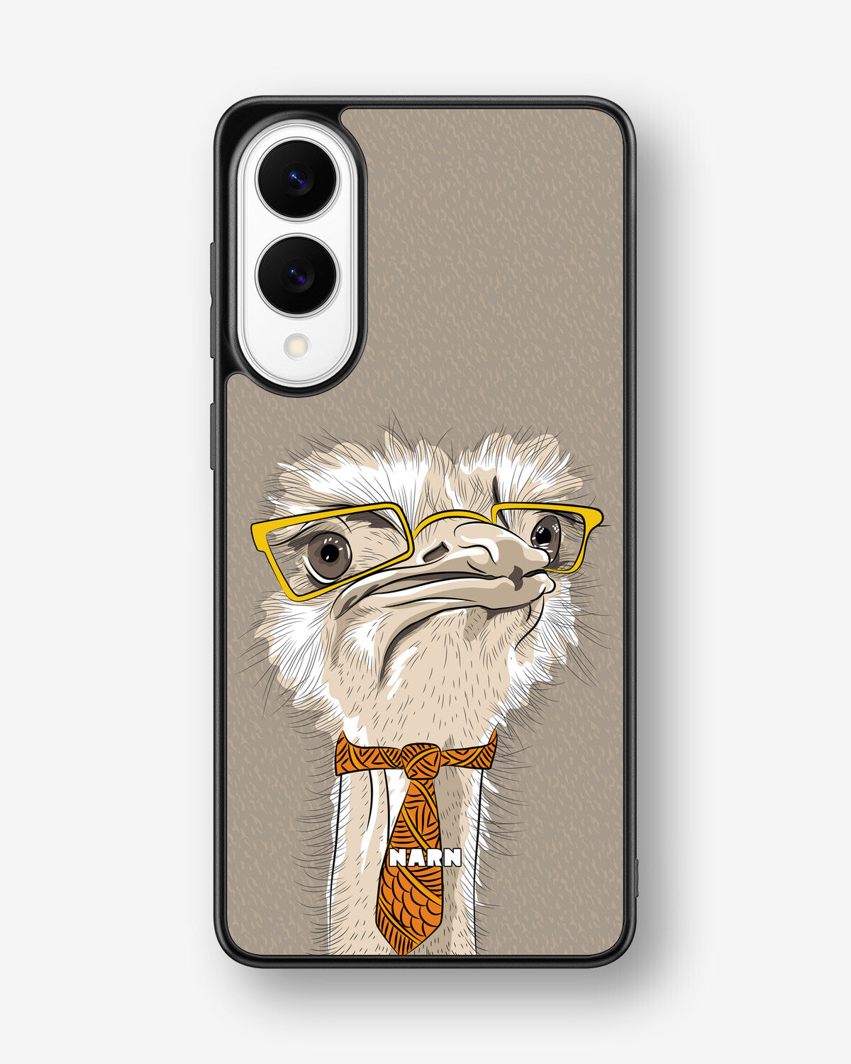 Samsung Galaxy S25 Edge Hard Case – Hipster Ostrich - View 1