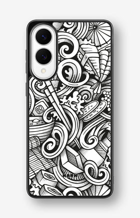 Samsung Galaxy S25 Edge Hard Case – Japanese Pattern - View 1