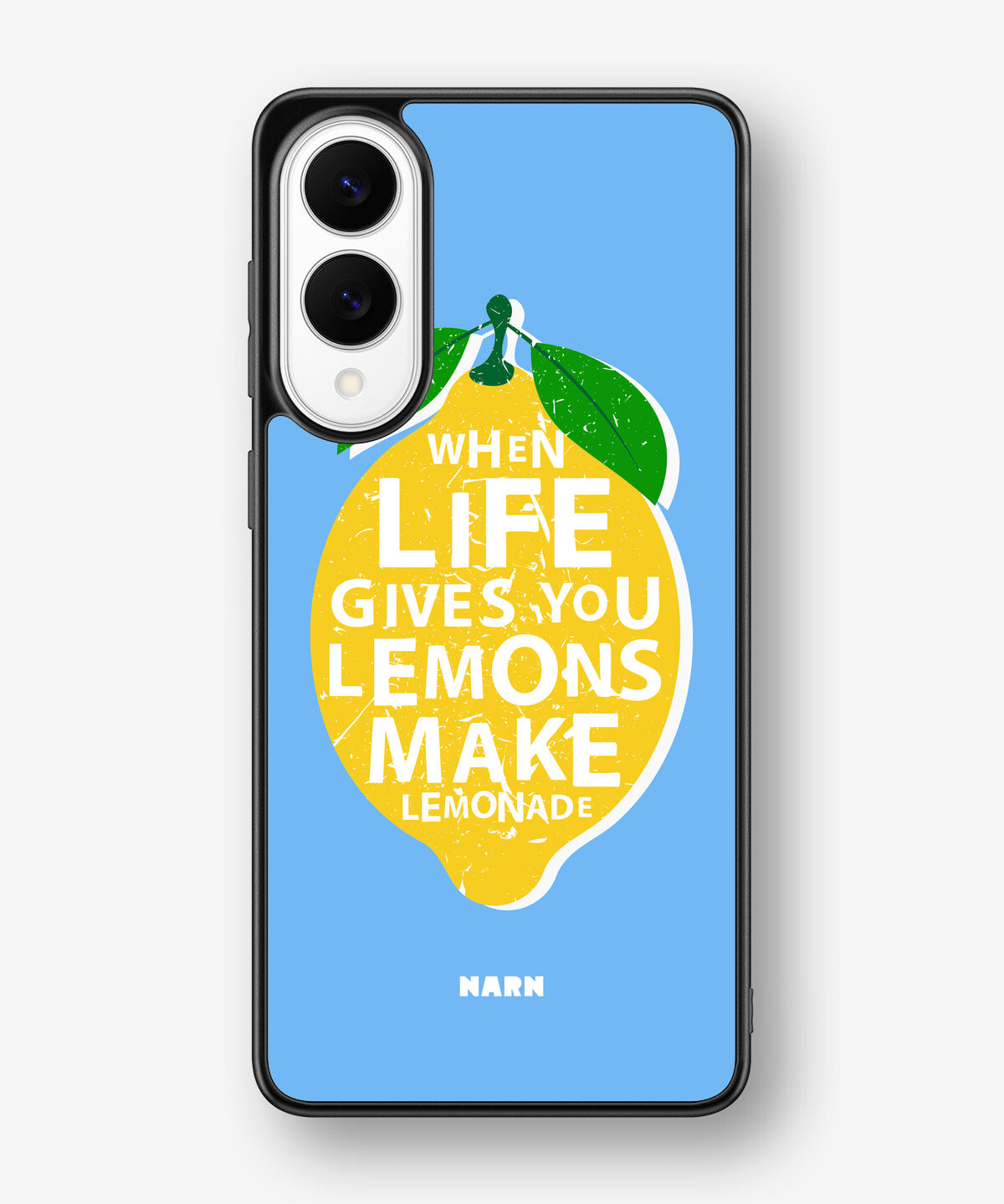 Samsung Galaxy S25 Edge Hard Case – Lemon Quote - View 1