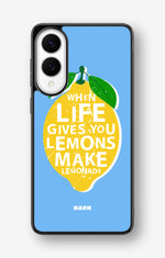 Samsung Galaxy S25 Edge Hard Case – Lemon Quote - View 1