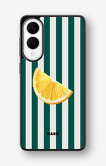 Samsung Galaxy S25 Edge Hard Case – Lemon Stripes - View 1