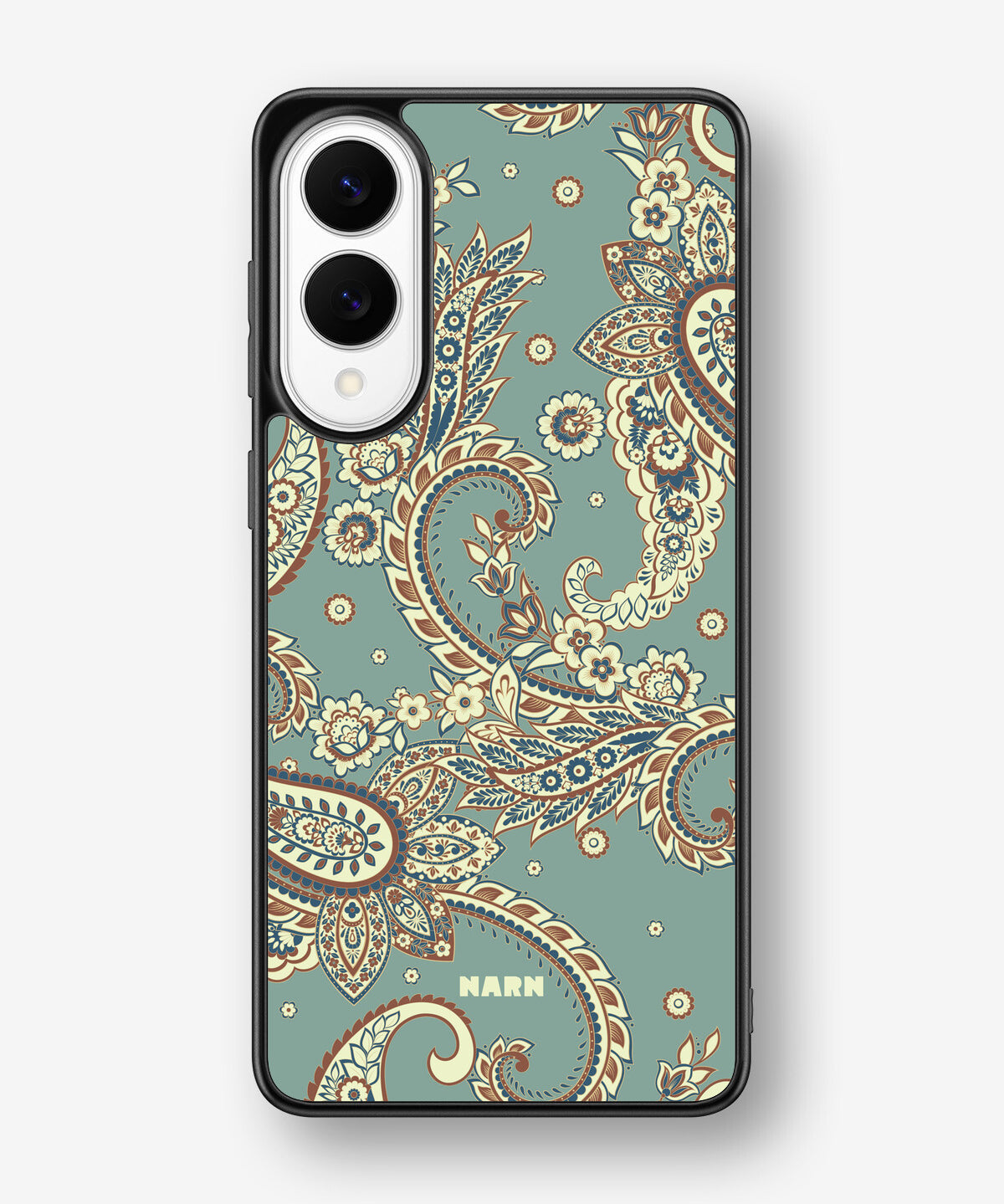Samsung Galaxy S25 Edge Hard Case – Paisley Green - View 1