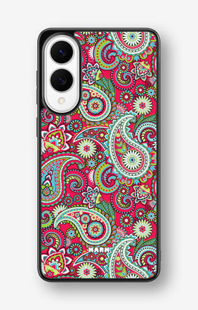 Samsung Galaxy S25 Edge Hard Case – Paisley Paradise - View 1