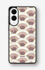 Samsung Galaxy S25 Edge Hard Case – Pink Marble Waves - View 1