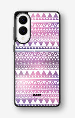 Samsung Galaxy S25 Edge Hard Case – Purple Aztec - View 1