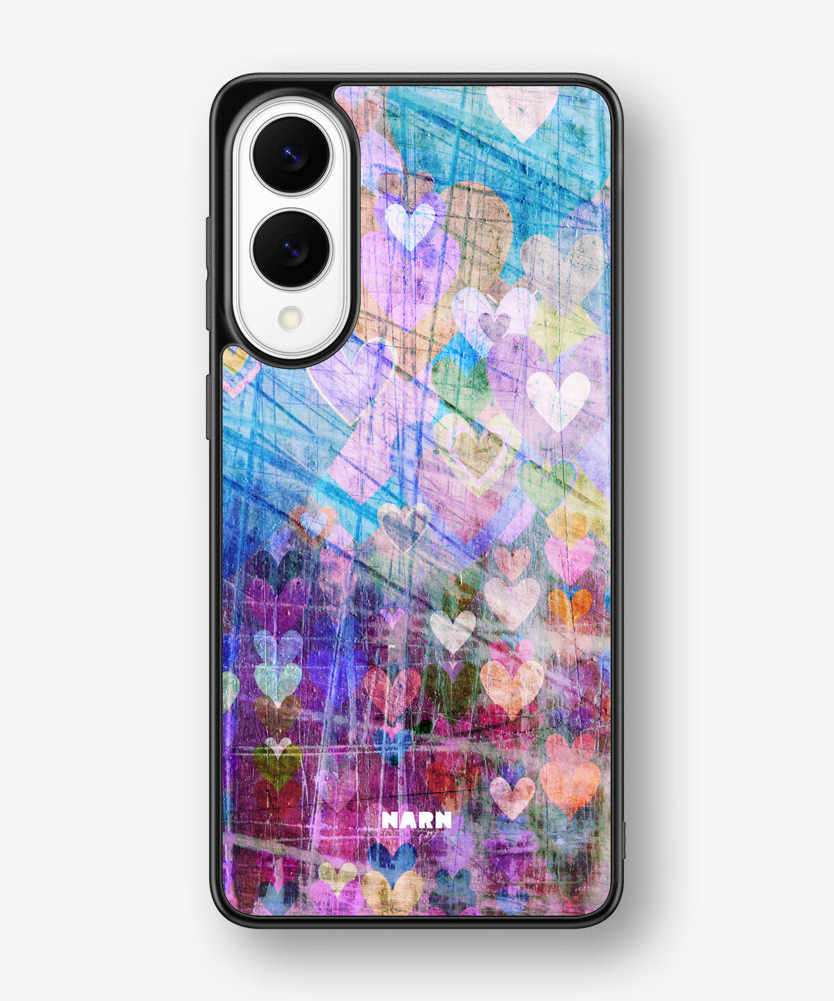 Samsung Galaxy S25 Edge Hard Case – Purple Hearts - View 1