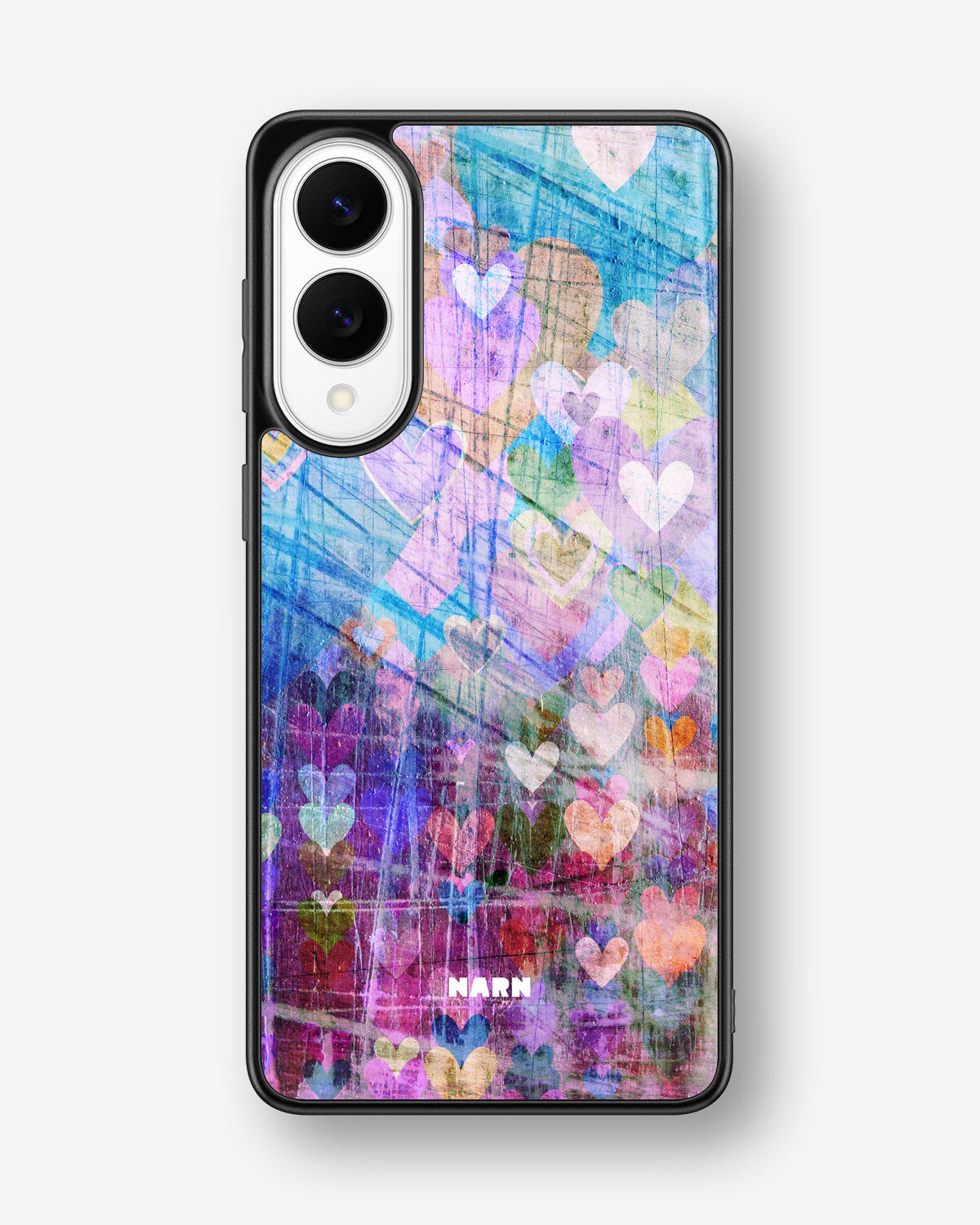 Samsung Galaxy S25 Edge Hard Case – Purple Hearts - View 1