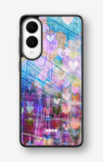 Samsung Galaxy S25 Edge Hard Case – Purple Hearts - View 1