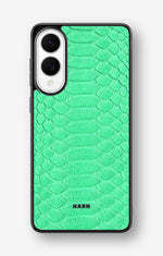 Samsung Galaxy S25 Edge Hard Case – Turquoise Snake - View 1