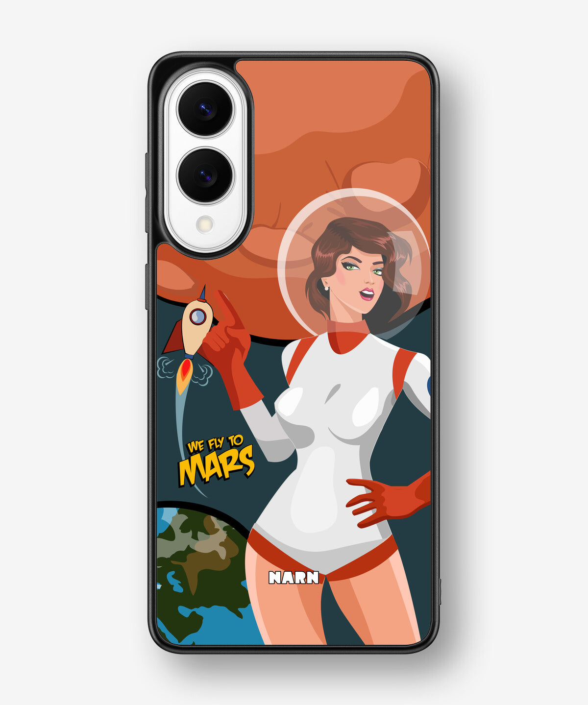 Samsung Galaxy S25 Edge Hard Case – We Fly To Mars - View 1