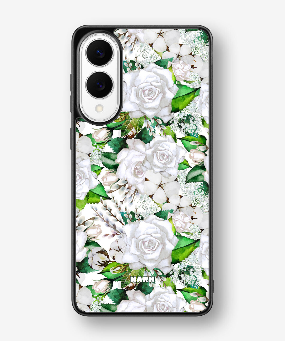 Samsung Galaxy S25 Edge Hard Case – White Bloom - View 1