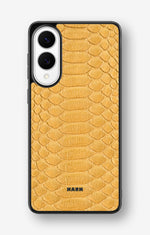 Samsung Galaxy S25 Edge Hard Case – Yellow Snake - View 1