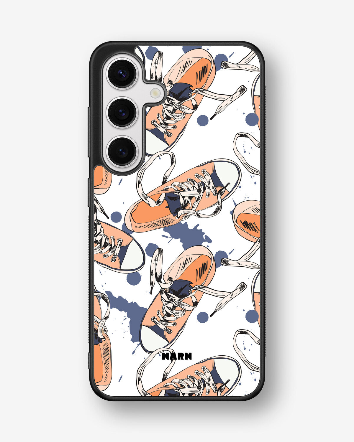 Samsung Galaxy S25 Hard Case – Apricot Sneakers - View 1