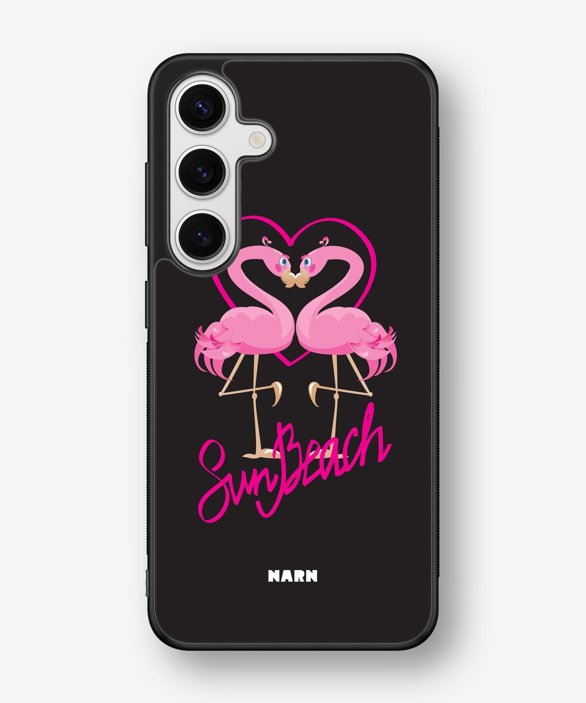 Samsung Galaxy S25 Hard Case – Beach Flamingo - View 1