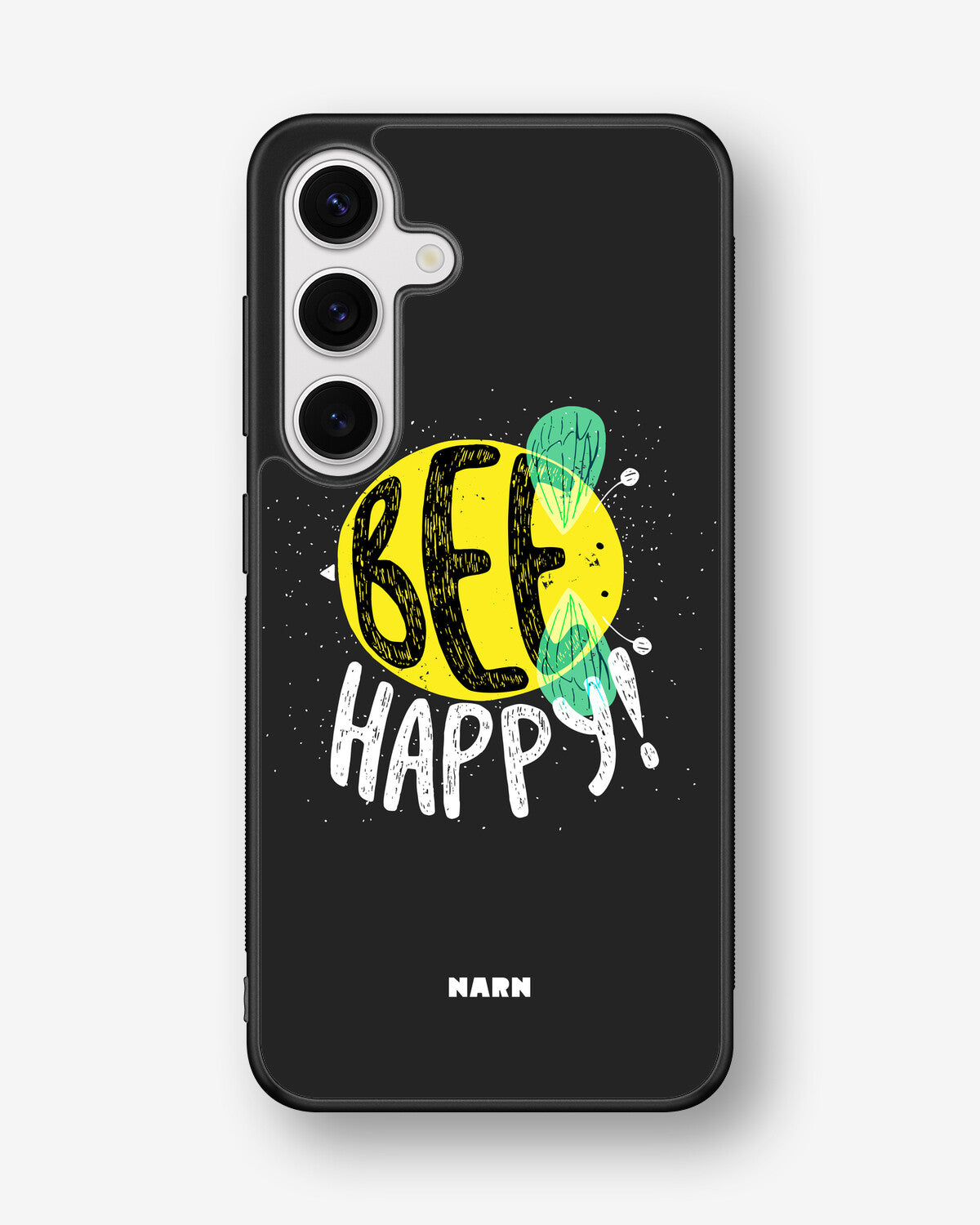 Samsung Galaxy S25 Hard Case – BEE Happy - View 1
