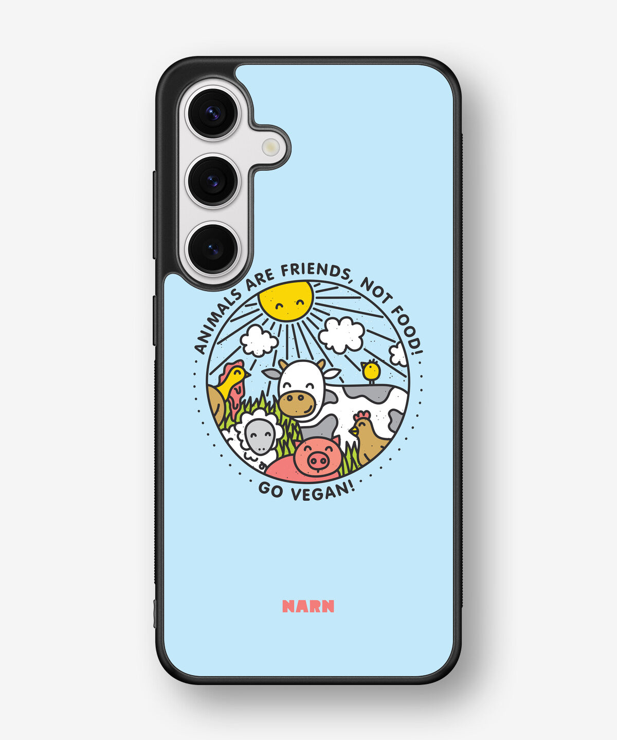 Samsung Galaxy S25 Hard Case – Friends, Not Food - View 1