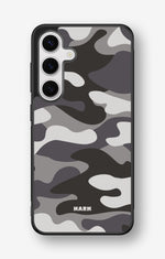Samsung Galaxy S25 Hard Case – Grey Camo - View 1