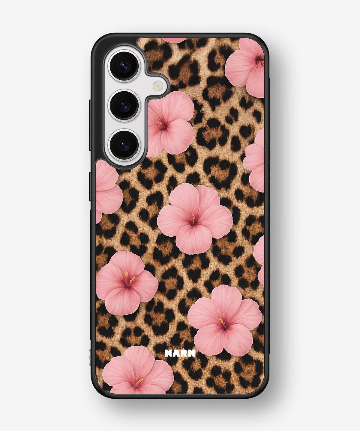 Samsung Galaxy S25 Hard Case – Leopard Flower - View 1