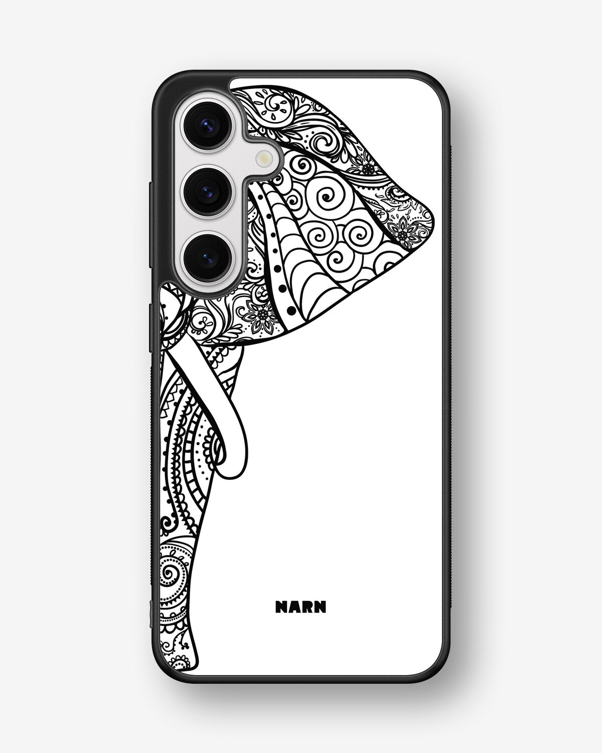Samsung Galaxy S25 Hard Case – Mandala Elephant - View 1