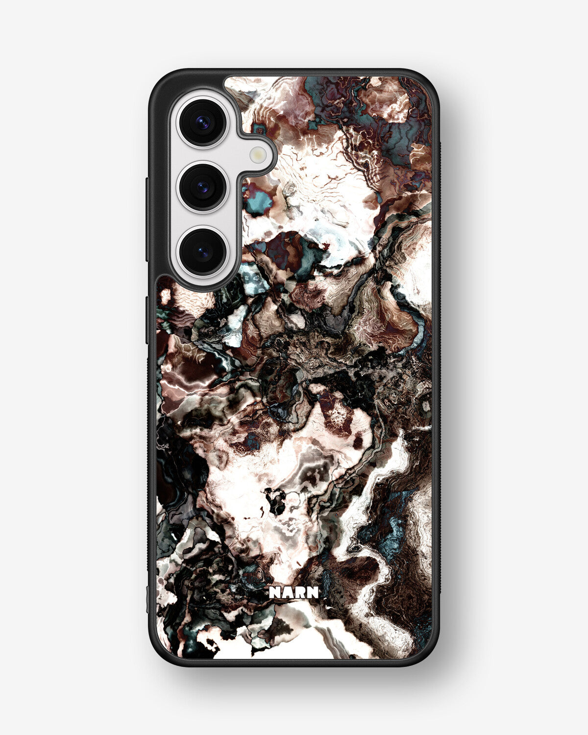 Samsung Galaxy S25 Hard Case – Marble Brown - View 1