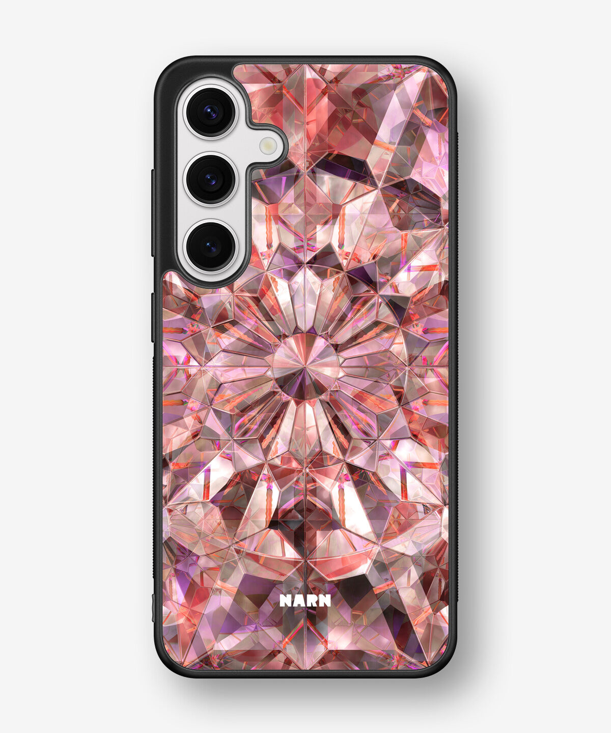 Samsung Galaxy S25 Hard Case – Pink Crystals - View 1