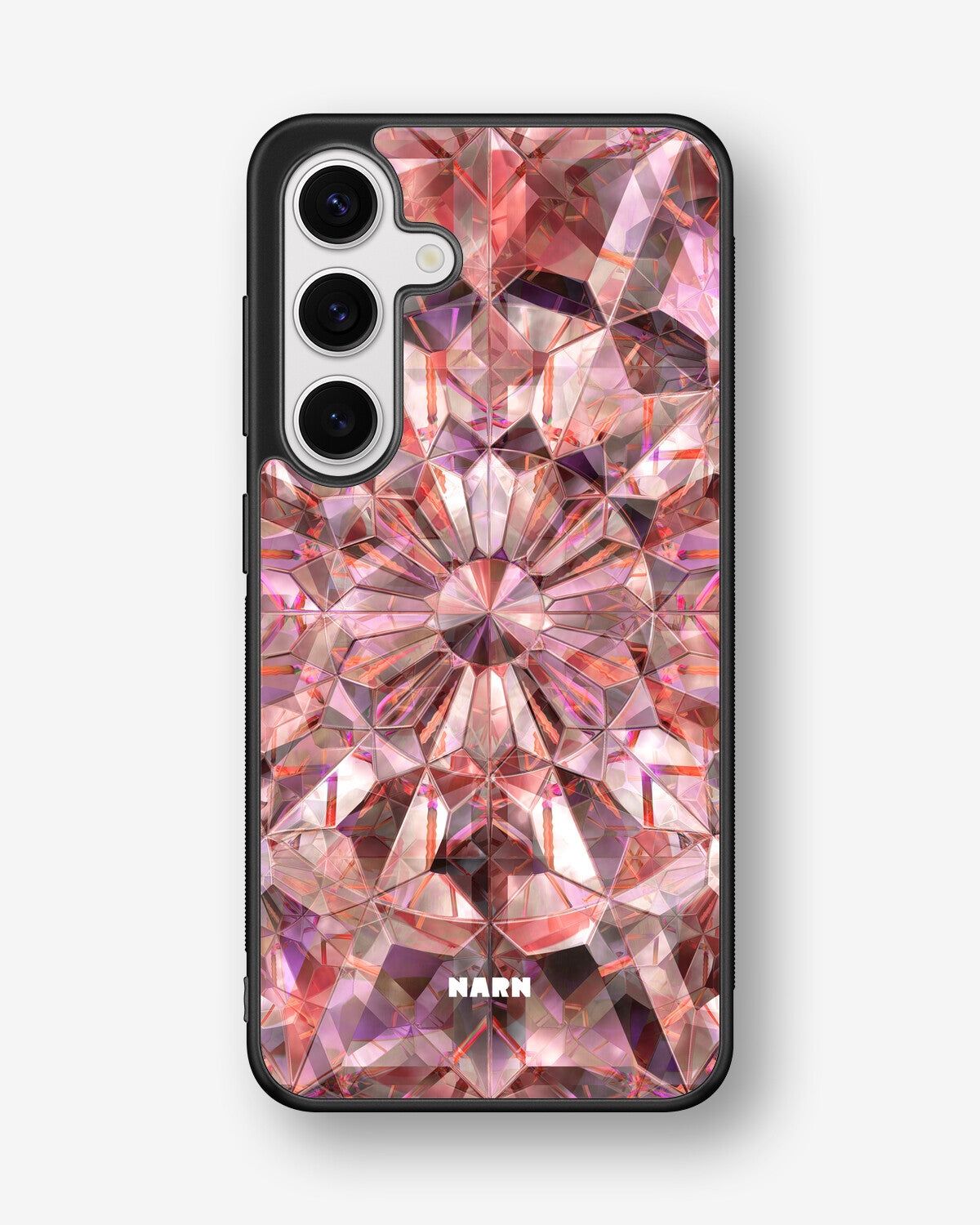 Samsung Galaxy S25 Hard Case – Pink Crystals - View 1