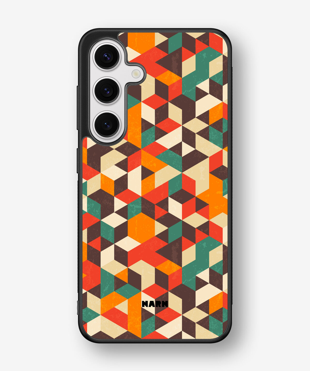 Samsung Galaxy S25 Hard Case – Retro Geometric - View 1