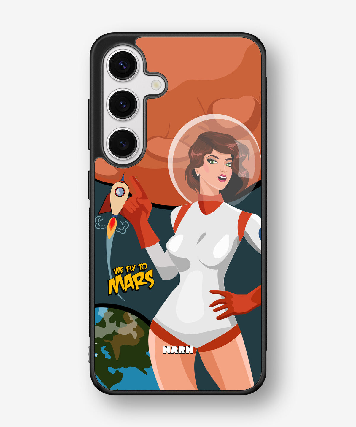 Samsung Galaxy S25 Hard Case – We Fly To Mars - View 1